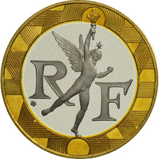 Moneda, Francia, Génie, 10 Francs, 1994, Paris, FDC, Aluminio - bronce