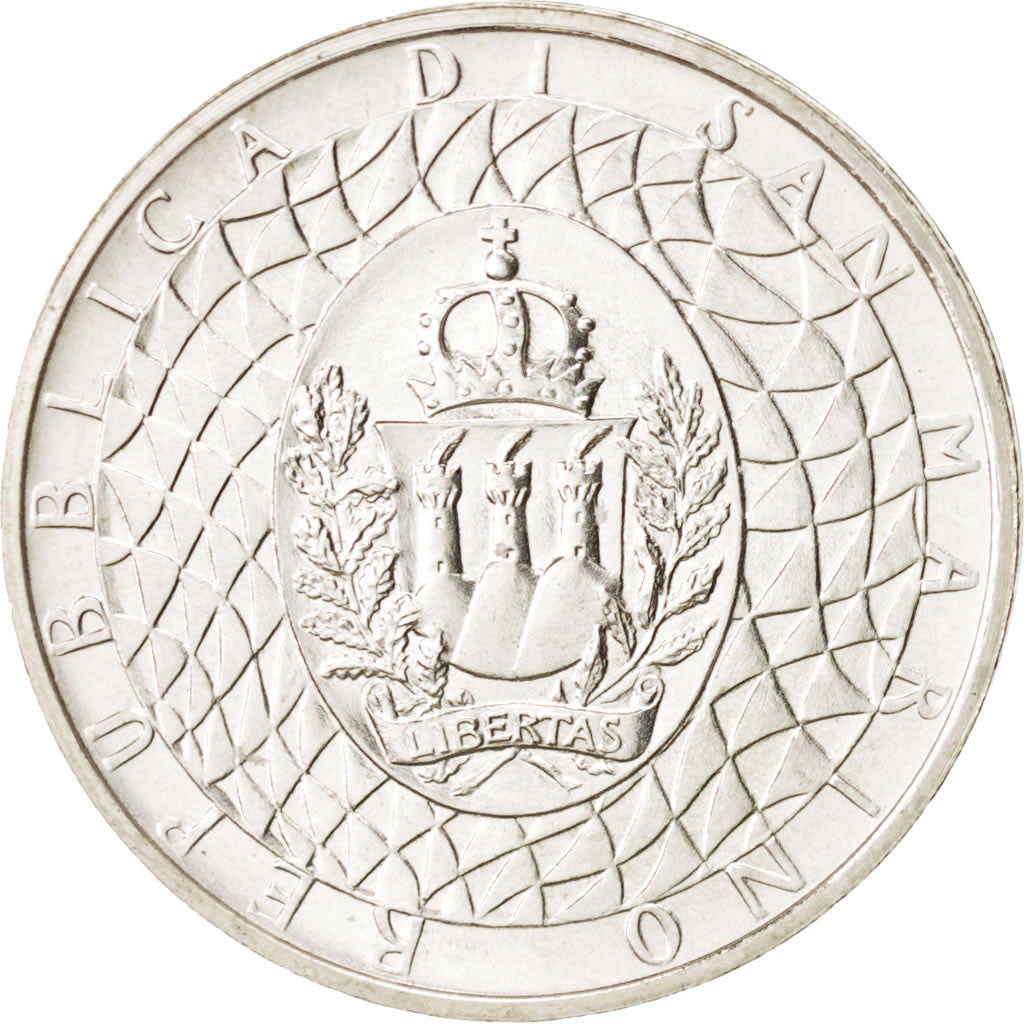 Munten, San Marino, 1000 Lire, 1990, UNC-, Zilver, KM:247