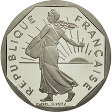 Coin, France, Semeuse, 2 Francs, 1992, Paris, MS(65-70), Nickel, KM:942.2