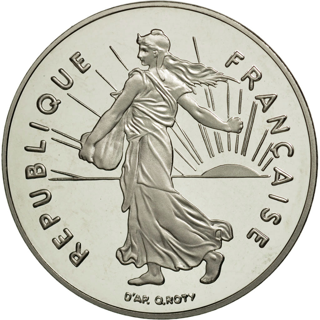 Coin, France, Semeuse, 5 Francs, 1992, Paris, MS(65-70), Nickel Clad