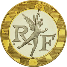 Munten, Frankrijk, Génie, 10 Francs, 1992, Paris, FDC, Aluminum-Bronze
