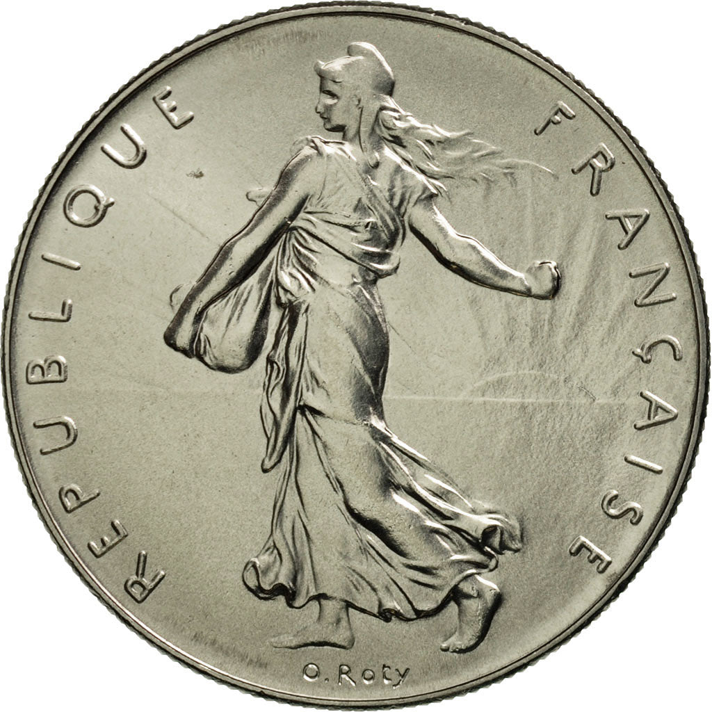 Moneta, Francia, Semeuse, Franc, 1987, Paris, FDC, Nichel, KM:925.1, Gadoury:474
