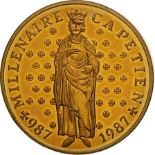 Coin, France, Hugues Capet, 10 Francs, 1987, Paris, MS(65-70), Silver, KM:961
