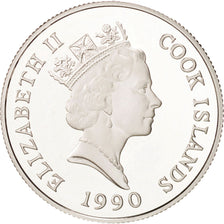 COOK ISLANDS, 10 Dollars, 1990, KM #80, MS(65-70), Silver, 30, 10.00