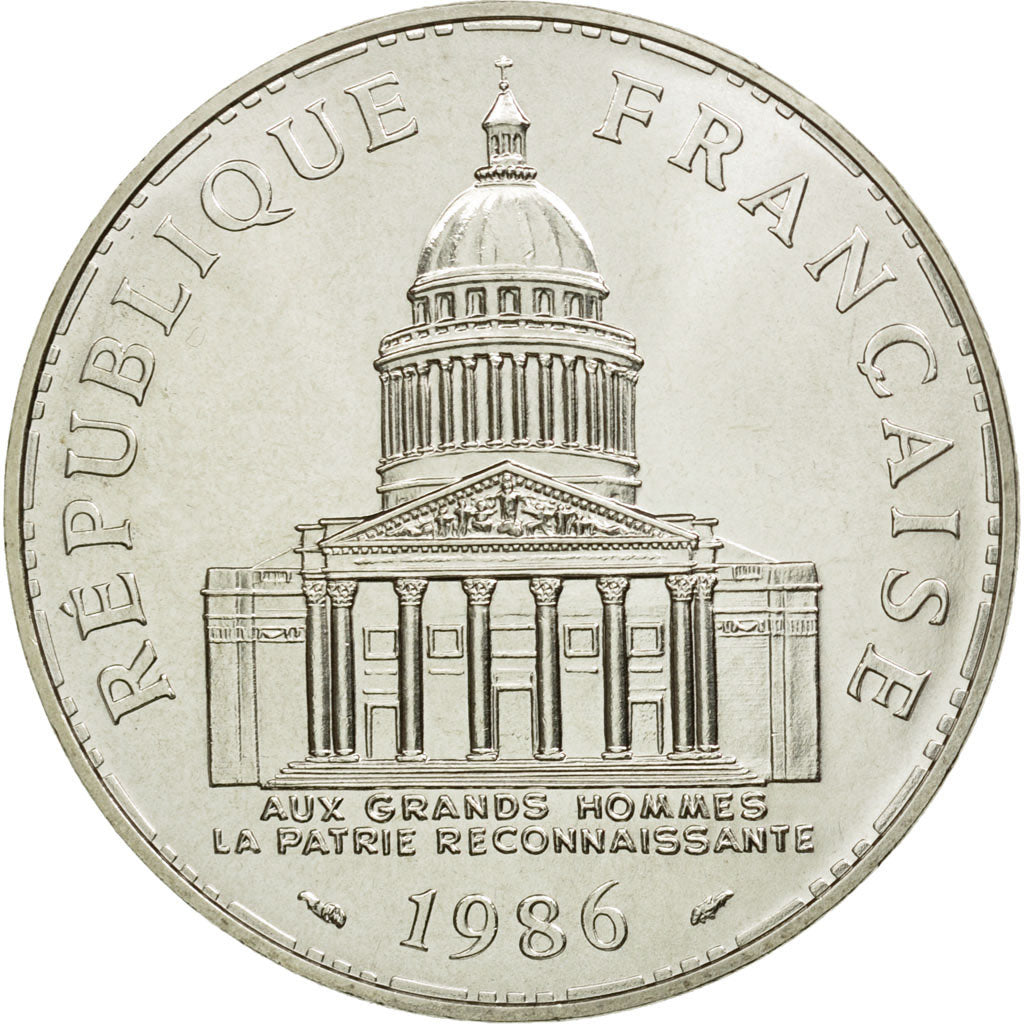Münze, Frankreich, Panthéon, 100 Francs, 1986, Paris, STGL, Silber, KM:951.1