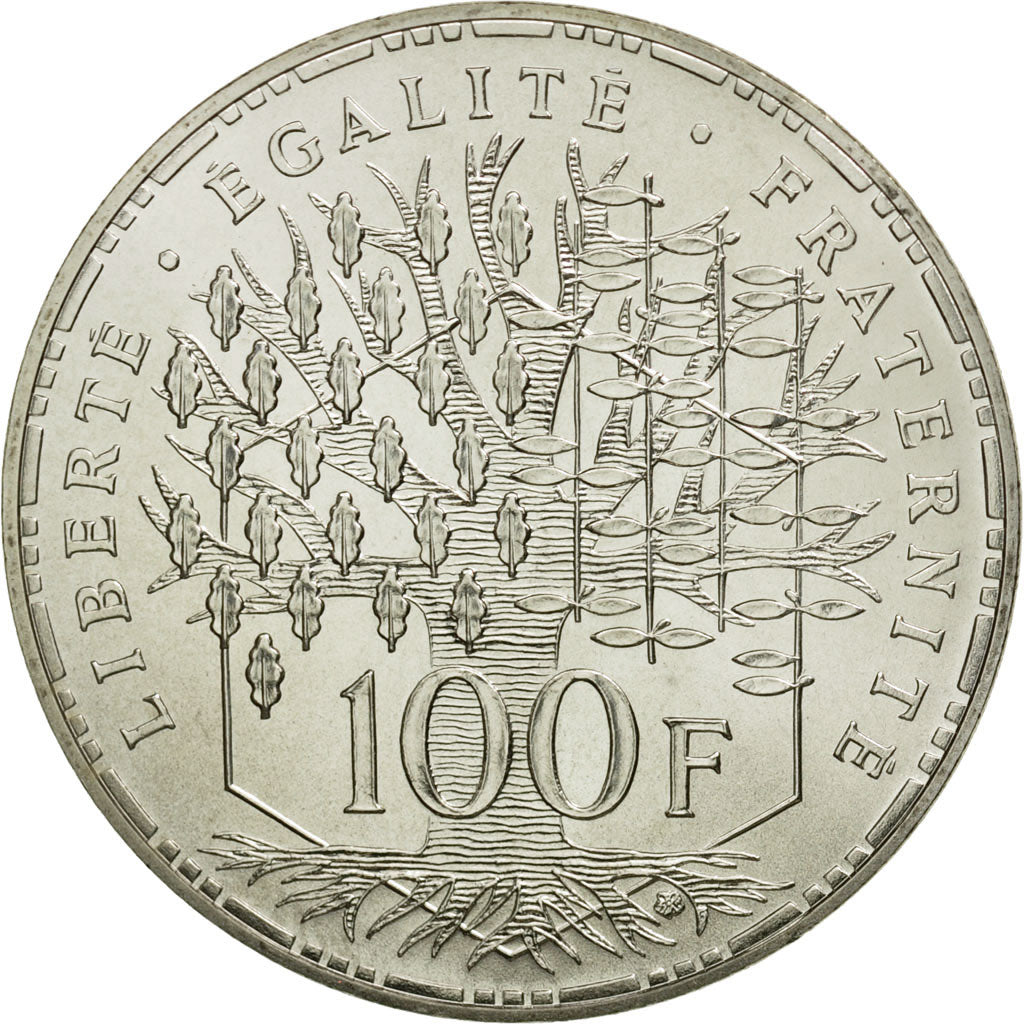 Münze, Frankreich, Panthéon, 100 Francs, 1986, Paris, STGL, Silber, KM:951.1