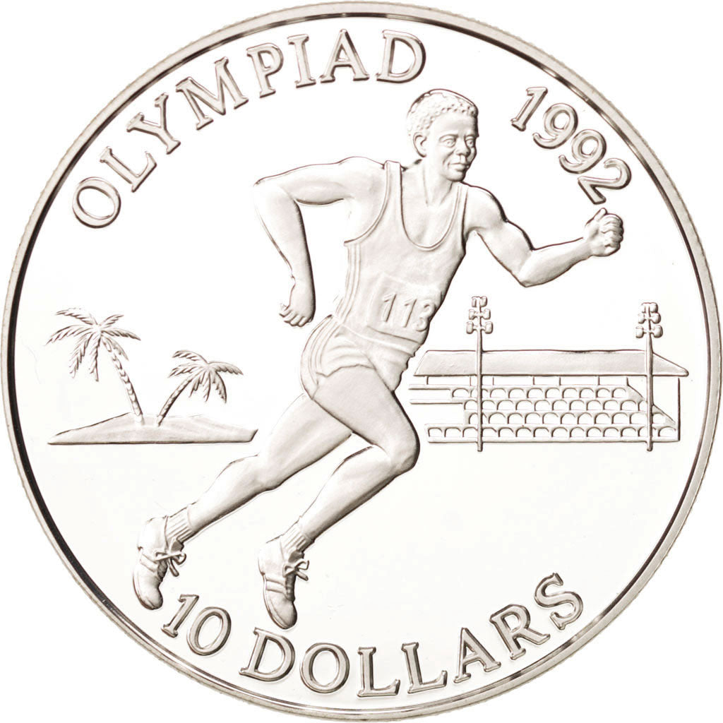 Moneda, Islas Salomón, 10 Dollars, 1991, FDC, Plata, KM:48
