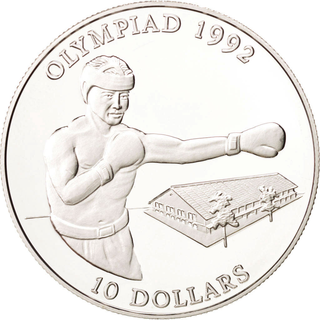 Moneda, Islas Salomón, 10 Dollars, 1992, FDC, Plata, KM:50