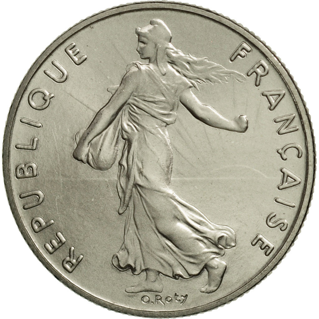 Coin, France, Semeuse, 1/2 Franc, 1984, Paris, MS(65-70), Nickel, KM:931.1