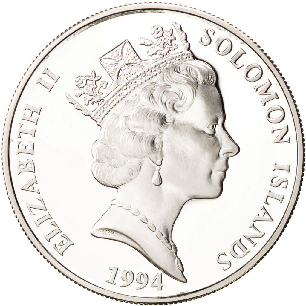 Moneda, Islas Salomón, 10 Dollars, 1994, FDC, Plata, KM:53