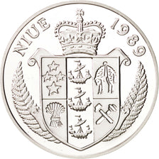 Coin, Niue, Elizabeth II, 50 Dollars, 1989, MS(65-70), Silver, KM:27