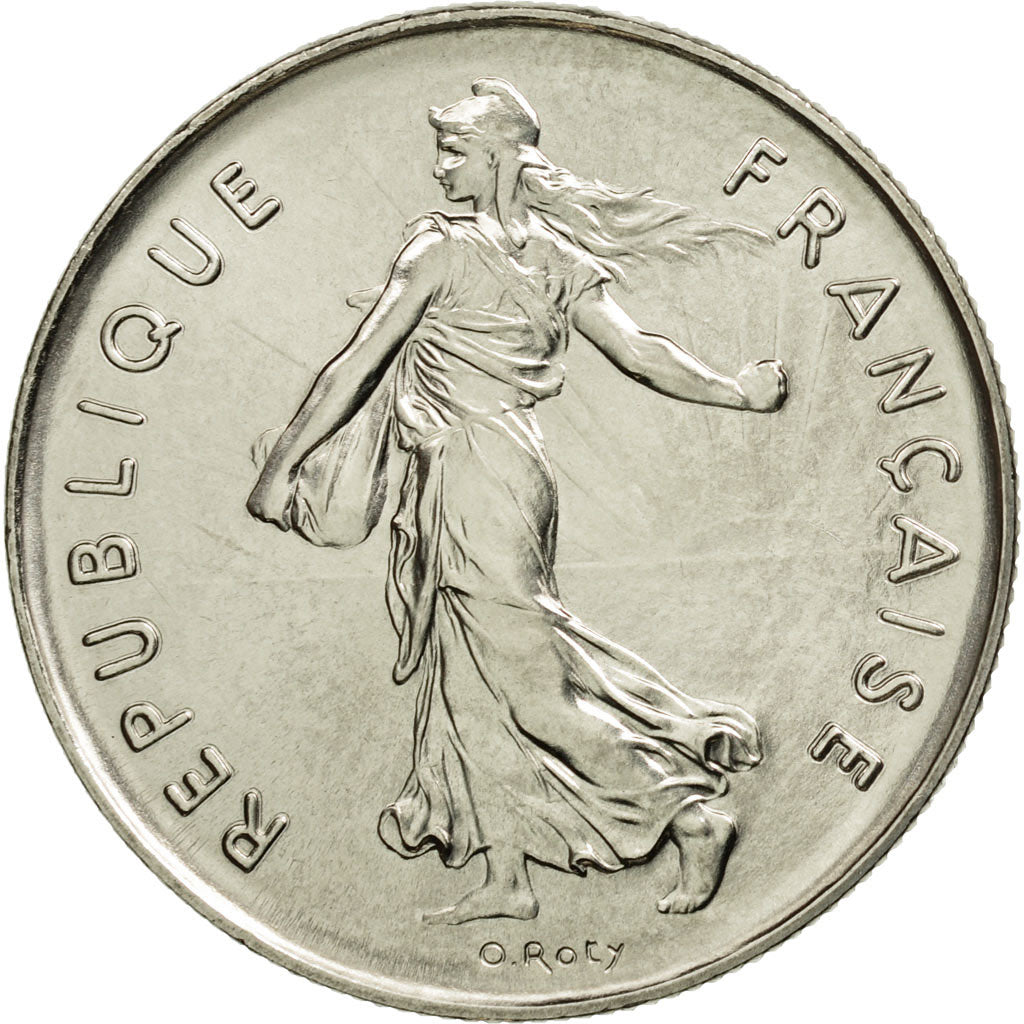 Coin, France, Semeuse, 5 Francs, 1981, Paris, MS(65-70), Nickel Clad