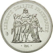 Coin, France, Hercule, 50 Francs, 1980, Paris, MS(65-70), Silver, KM:941.1