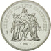 Coin, France, Hercule, 50 Francs, 1980, Paris, MS(65-70), Silver, KM:941.1