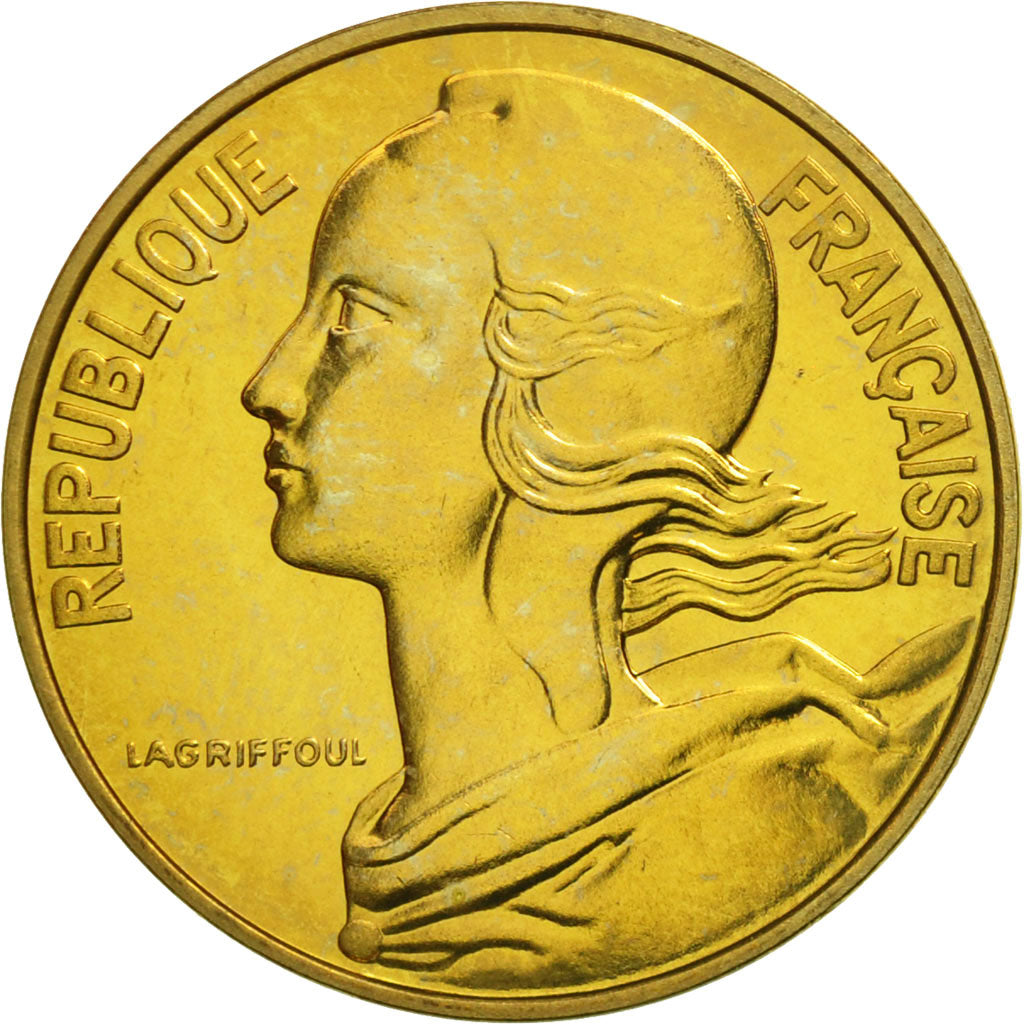Moneta, Francia, Marianne, 10 Centimes, 1988, Paris, FDC, Alluminio-bronzo