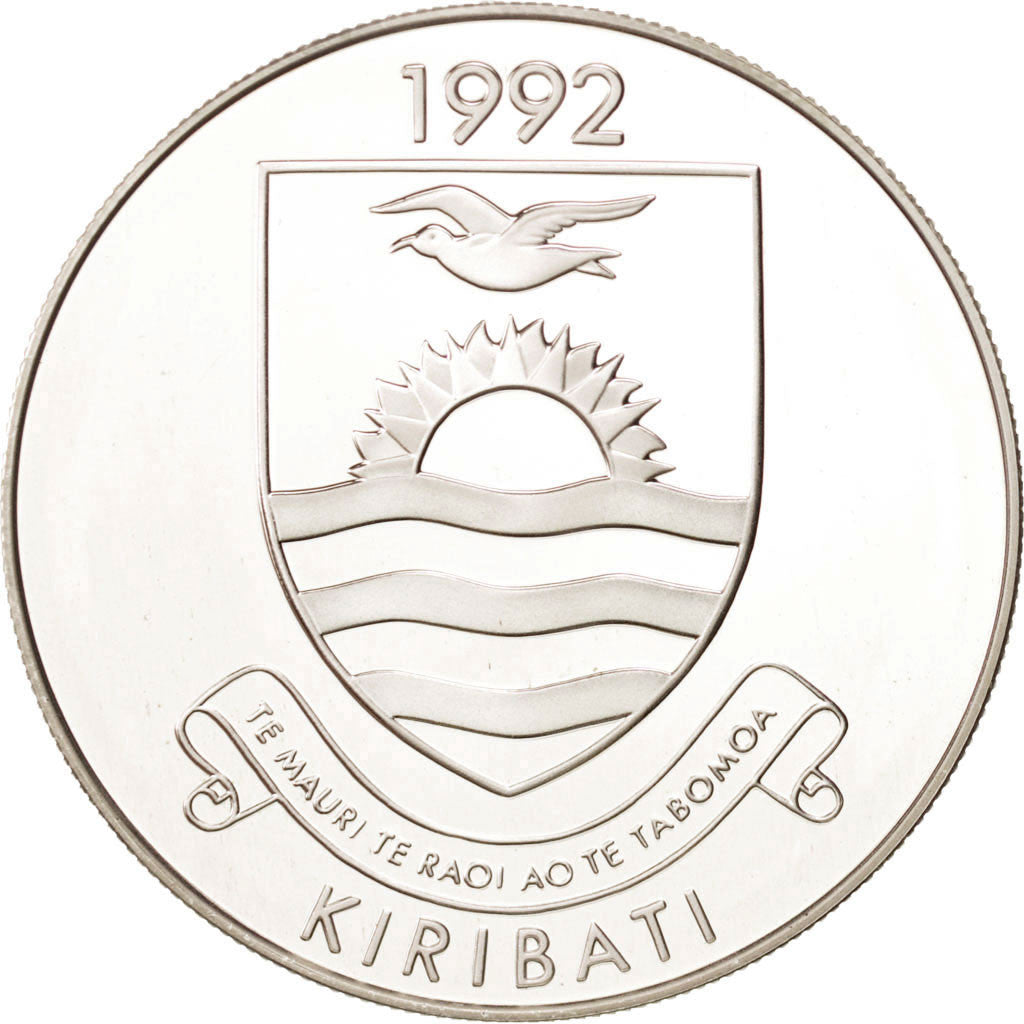 KIRIBATI, 20 Dollars, 1992, KM #17, MS(65-70), Silver, 31.46