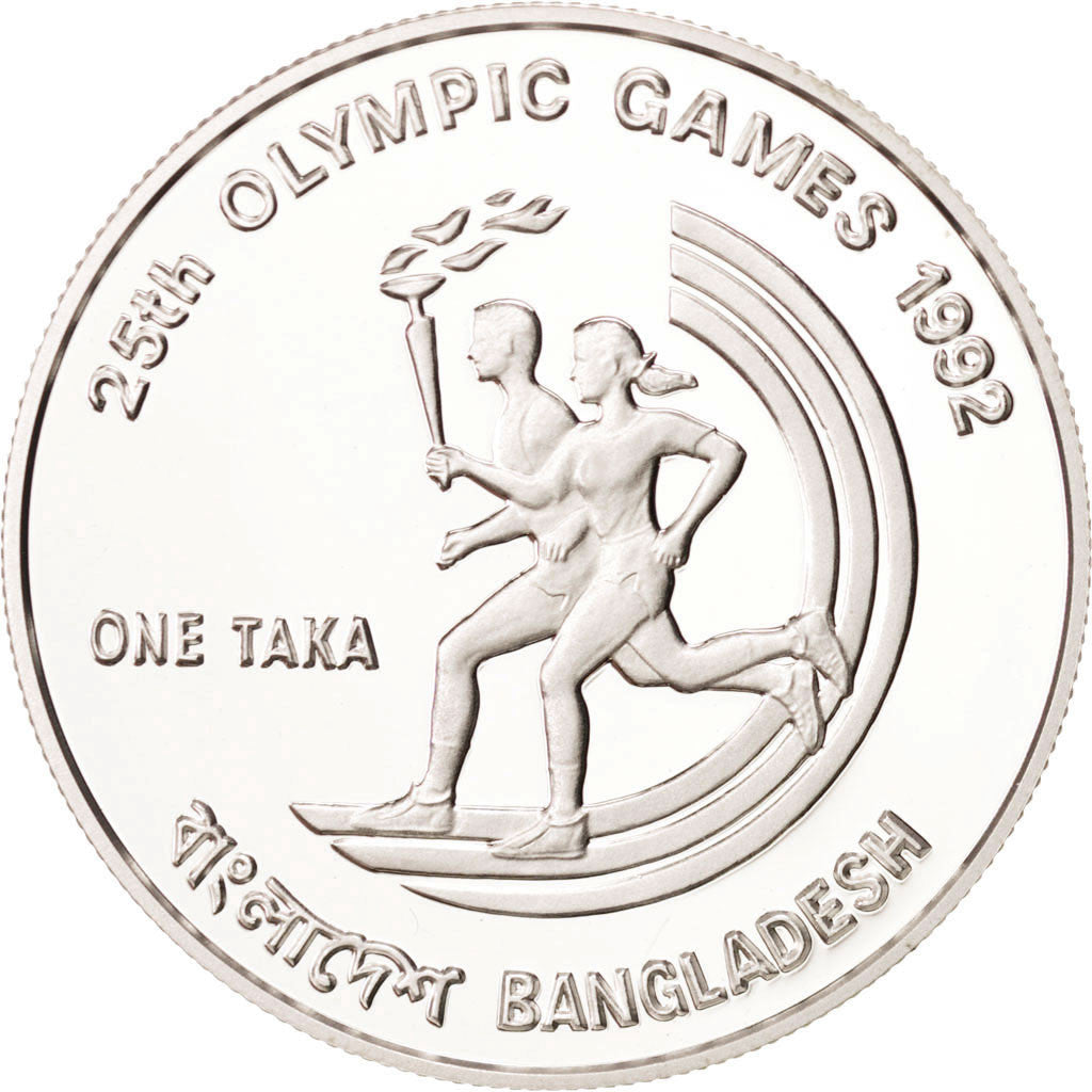 Münze, Bangladesh, Taka, 1997, STGL, Silber, KM:14