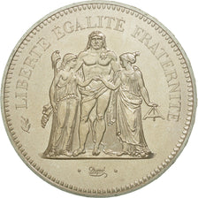 Moneta, Francia, Hercule, 50 Francs, 1976, Paris, FDC, Argento, KM:941.1