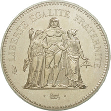Coin, France, Hercule, 50 Francs, 1976, Paris, MS(65-70), Silver, KM:941.1