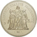 Coin, France, Hercule, 50 Francs, 1976, Paris, MS(65-70), Silver, KM:941.1