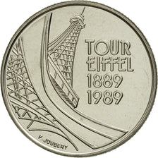 Coin, France, Tour Eiffel, 5 Francs, 1989, Paris, MS(65-70), Nickel, KM:968