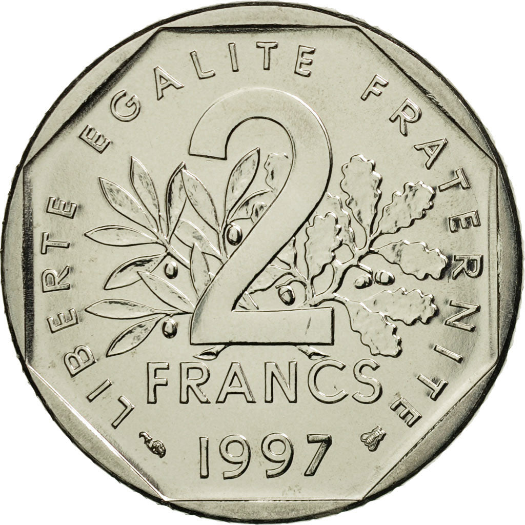 Monnaie, France, Semeuse, 2 Francs, 1997, Paris, FDC, Nickel, KM:942.1