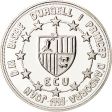 Munten, Andorra, 10 Diners, 1995, FDC, Zilver, KM:105