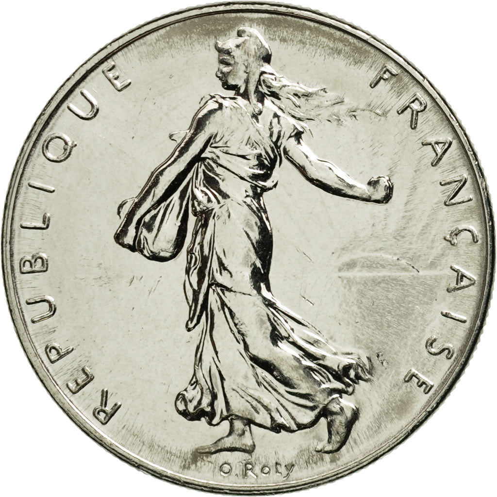 Coin, France, Semeuse, Franc, 2000, Paris, MS(65-70), Nickel, KM:925.2