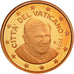 VATICAN CITY, Euro Cent, 2008, MS(63), Copper Plated Steel, KM:375