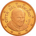 VATICAN CITY, 5 Euro Cent, 2008, MS(63), Copper Plated Steel, KM:377
