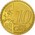 PAŃSTWO WATYKAŃSKIE, 10 Euro Cent, 2008, Rome, MS(63), Mosiądz, KM:385