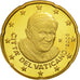VATICAN CITY, 20 Euro Cent, 2008, MS(63), Brass, KM:386