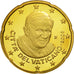 Vatikanstadt, 20 Euro Cent, 2008, UNZ, Messing, KM:386