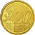 VATICAN CITY, 20 Euro Cent, 2008, MS(63), Brass, KM:386