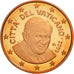 VATICAN CITY, 2 Euro Cent, 2009, MS(63), Copper Plated Steel, KM:376