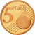 PAŃSTWO WATYKAŃSKIE, 5 Euro Cent, 2009, Rome, MS(63), Miedź platerowana