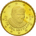 VATICAN CITY, 10 Euro Cent, 2009, MS(63), Brass, KM:385