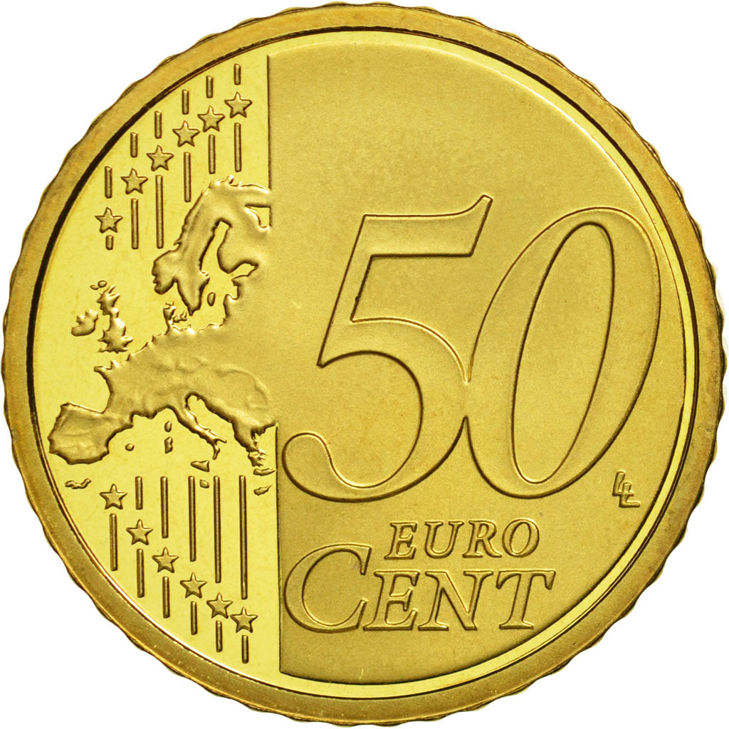 VATICAN CITY, 50 Euro Cent, 2009, MS(63), Brass, KM:387