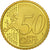VATICAN CITY, 50 Euro Cent, 2009, MS(63), Brass, KM:387