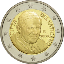 VATICAN CITY, 2 Euro, PROOF 2009, MS(63), Bi-Metallic, KM:389