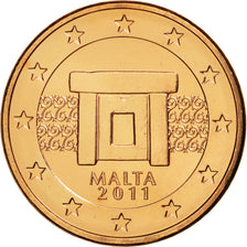 Malta, 5 Euro Cent, 2011, MS(63), Copper Plated Steel, KM:127