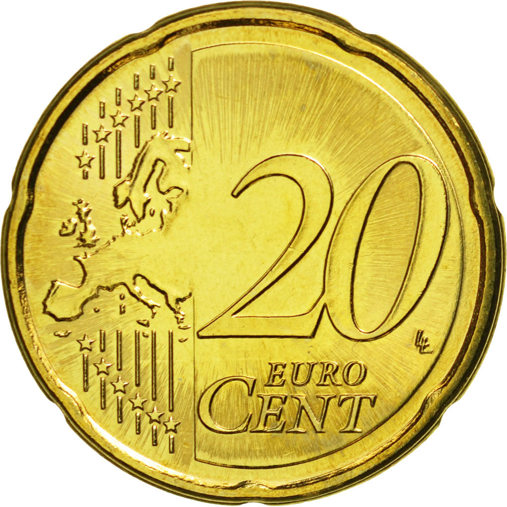 Malta, 20 Euro Cent, 2011, SC, Latón, KM:129