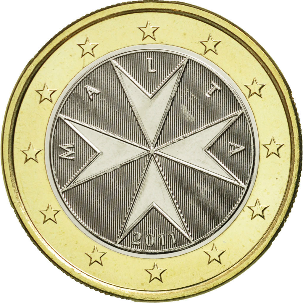 Malta, Euro, 2011, UNZ, Bi-Metallic, KM:131
