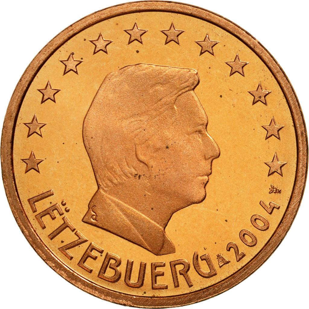 Luxembourg, 5 Euro Cent, 2004, MS(65-70), Copper Plated Steel