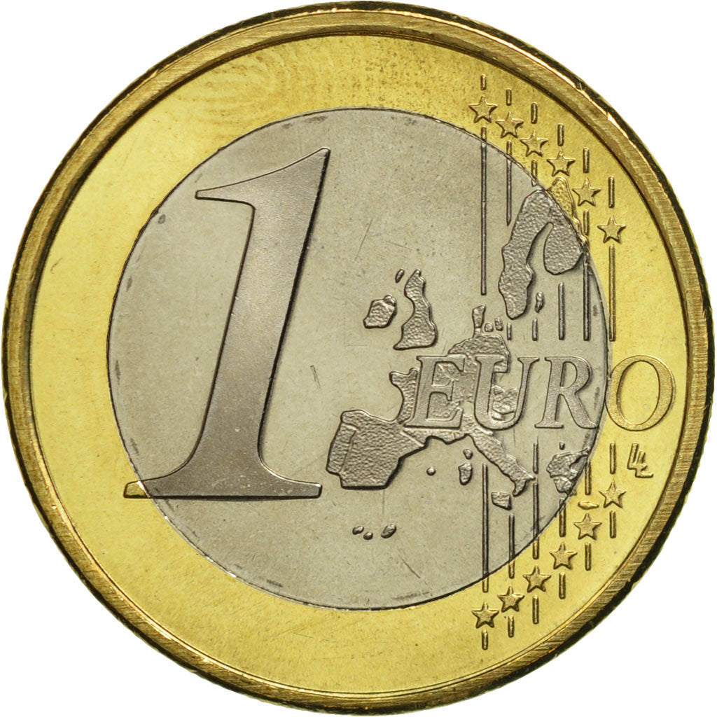 Luxembourg, 1 Euro, 2004, FDC, Bi-Metallic