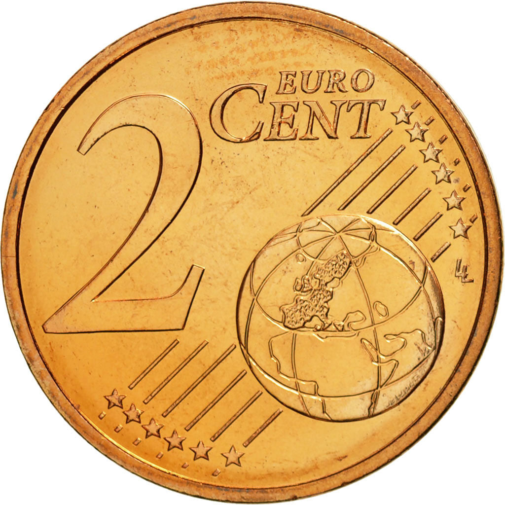 Monnaie, France, 2 Euro Cent, 2002, FDC, Copper Plated Steel, KM:1283