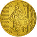 Coin, France, 10 Euro Cent, 1999, MS(65-70), Brass, KM:1285