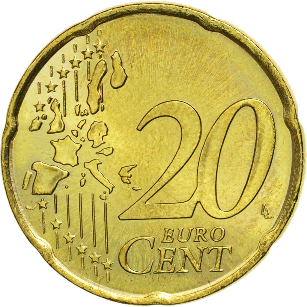 Monaco, 20 Euro Cent, 2003, SPL, Ottone, KM:171