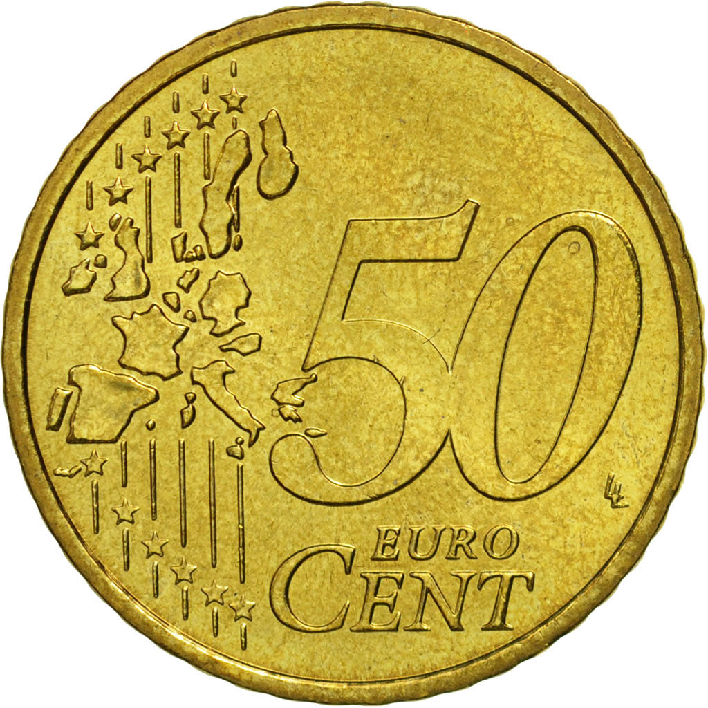 Monaco, 50 Euro Cent, 2003, SPL, Laiton, KM:172