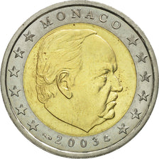 Monaco, 2 Euro, 2003, MS(63), Bi-Metallic, KM:174